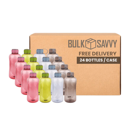 Bulk Order: Splash Plastic Water Bottle, 51oz - (24 Bottles per case)