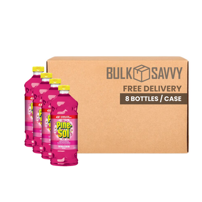 Bulk Order: Pinesol Cleaner Spring Blossom, 1.41L - (8 Bottles per Case)