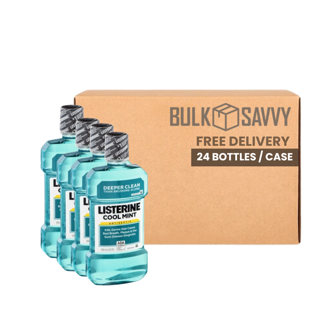 Bulk Order: Listerine Cool Mint, 250ml - (24 Bottles per Case)