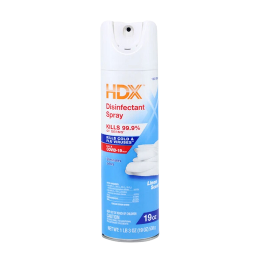 Bulk Order: HDX Disinfectant Spray Linen Scent, 19oz(538g) - (6 Bottles per Case)