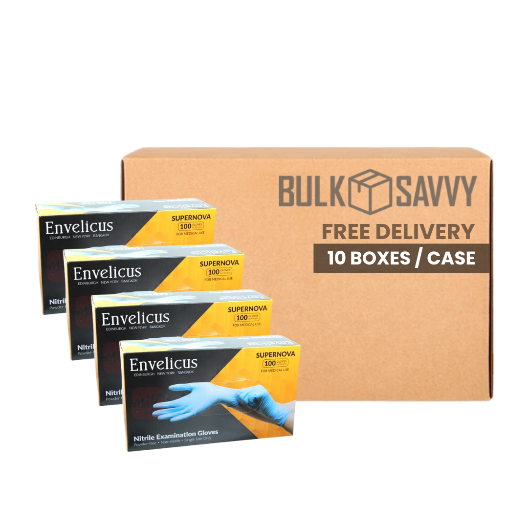 Bulk Order: Envelicus Nitrile Glove Large, 100PK - (10 Boxes per case)