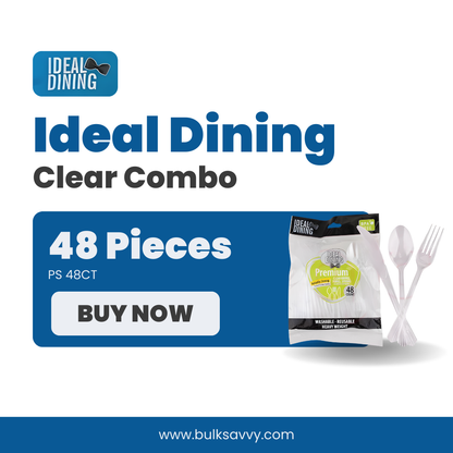 Bulk Order: 2304 COUNT, Dining PS Combo - (48 packs of 48 assorted pieces per case)