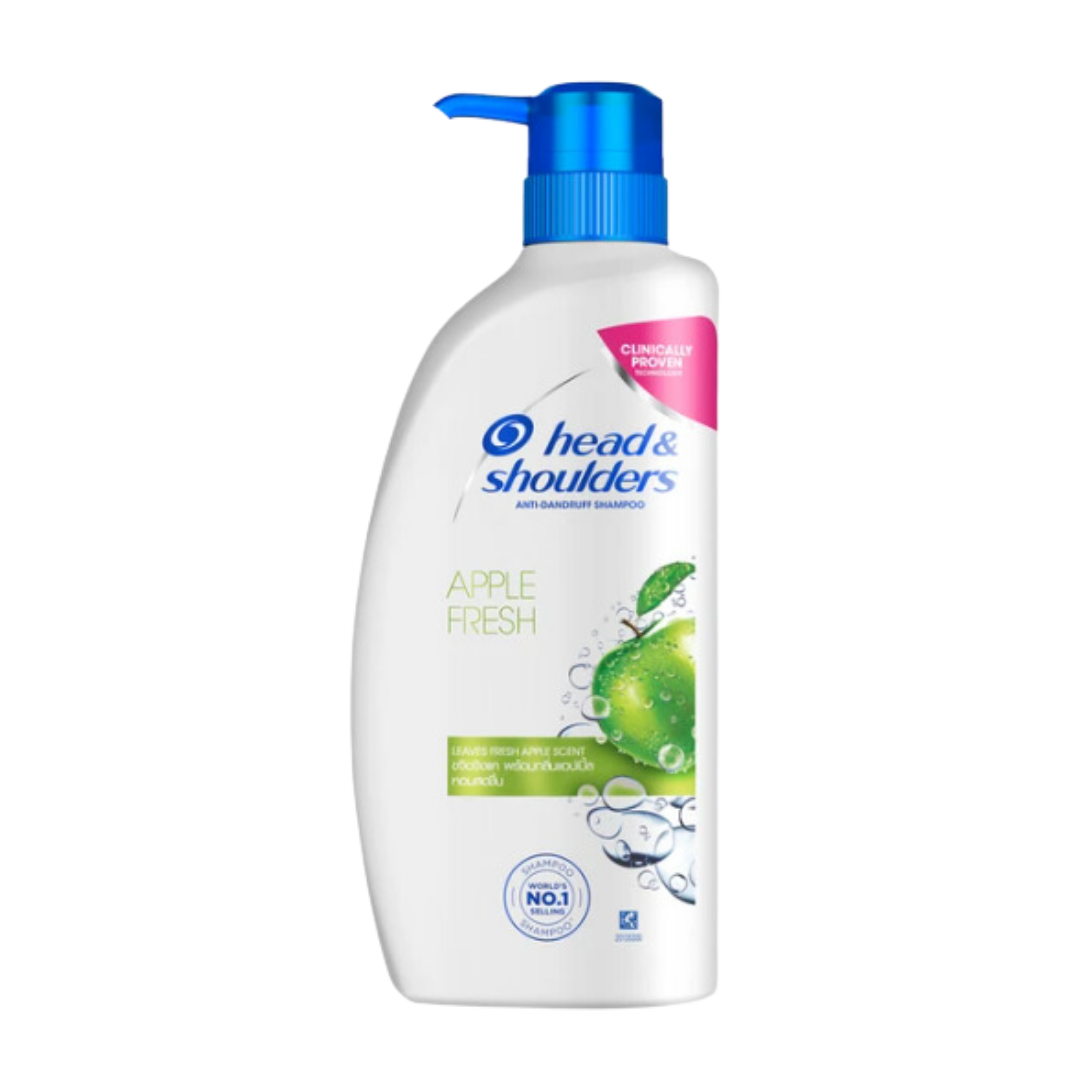 Bulk Order: Head & Shoulders Shampoo w/ Pump Apple Fresh, 480ml - (9 Bottles per Case)