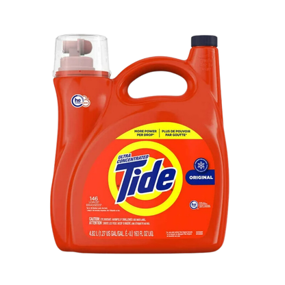 Bulk Order: Tide Detergent Liquid Original, 163oz (4.82L) - (4 Bottles per Case)