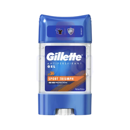 Bulk Order: Gillette AP Deodorant Clear Gel Sports Triumph, 70ML - (6 Packs per Case)