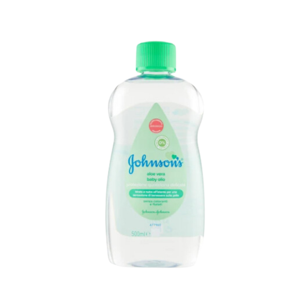 Bulk Order: Johnson’s Baby Oil Aloe Vera, 500ML - (12 Bottles per Case)