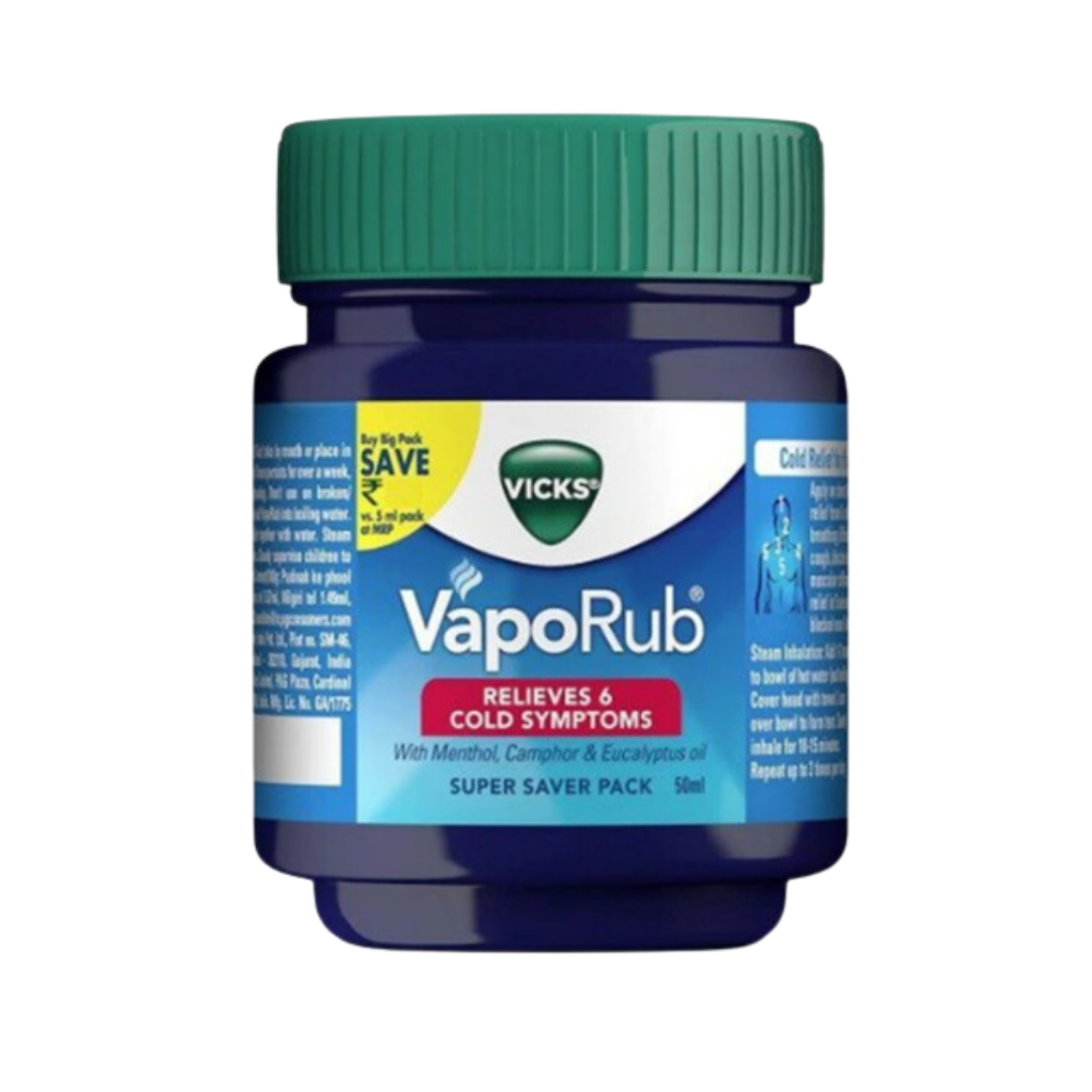 Bulk Order: Vicks VapoRub, 50ML - (180 Packs per Case)