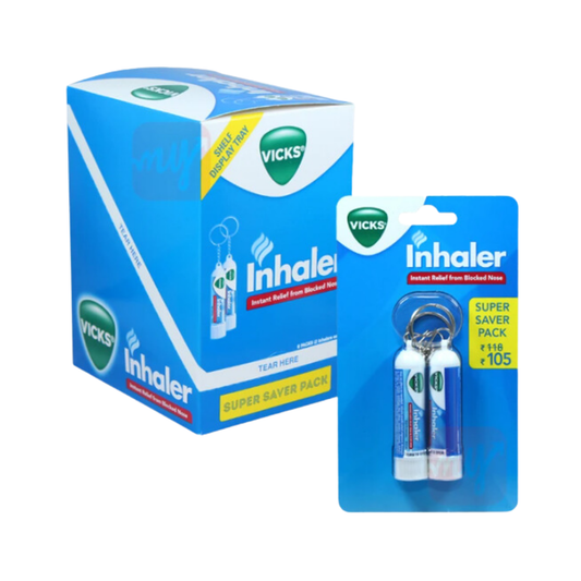 Bulk Order: Vicks Inhaler, 0.5ml Card - (36 Boxes of 2 Inhaler per Case)