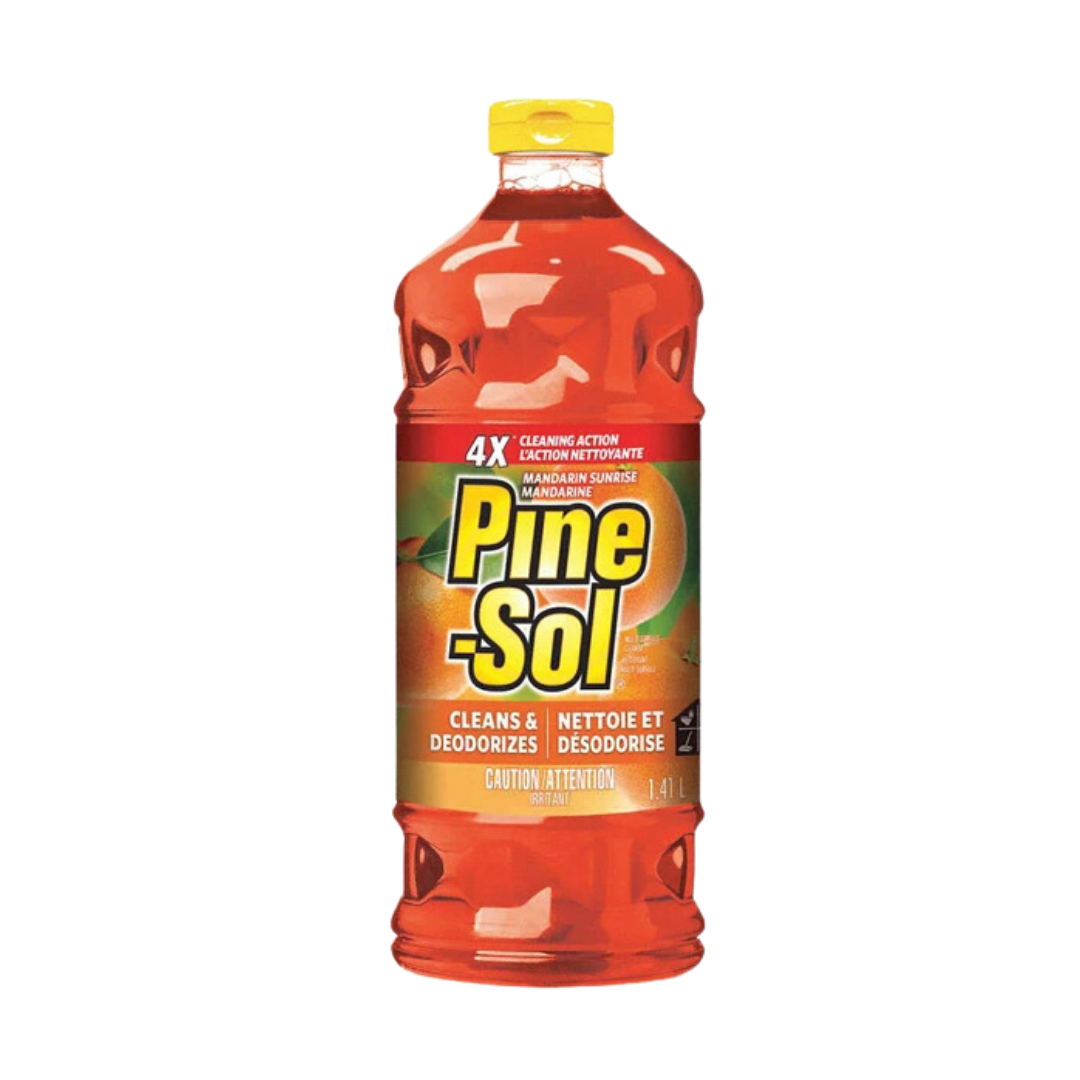 Bulk Order: Pinesol Cleaner Mandarin Sunrise, 1.41L - (8 Bottles per Case)