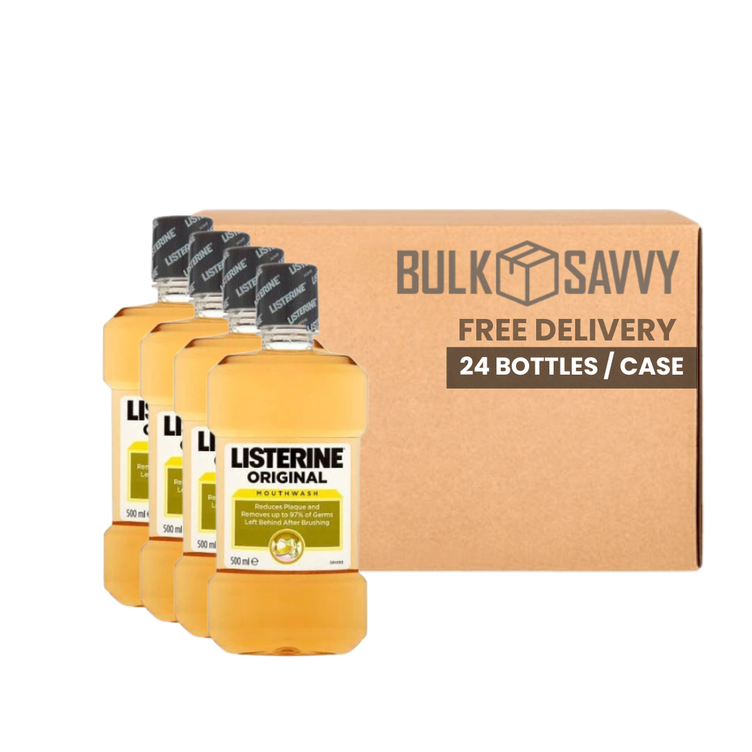 Bulk Order: Listerine Original, 500ml - (24 Bottles per Case)