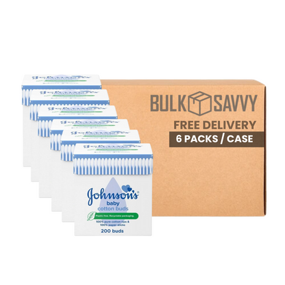 Bulk Order: Johnson’s Cotton Swab, 200CT - (6 Packs per Case)