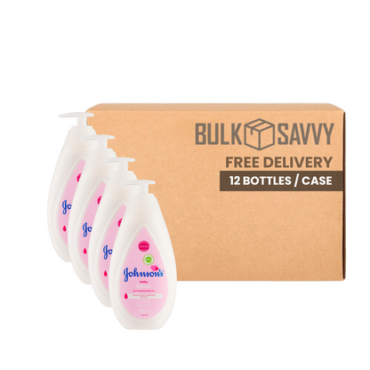 Bulk Order: Johnson’s Baby Lotion Regular w/ Pump, 500ML - (12 Bottles per Case)