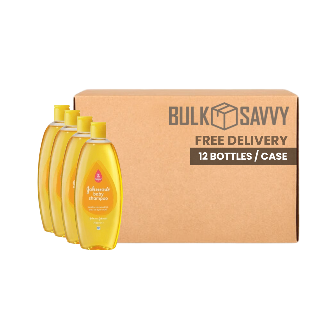 Bulk Order: Johnson’s Shampoo Regular, 750ML - (12 Bottles per Case)