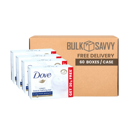 Bulk Order: Dove Soap Bar Original White, 120g 4.23oz - (60 Boxes per Case)