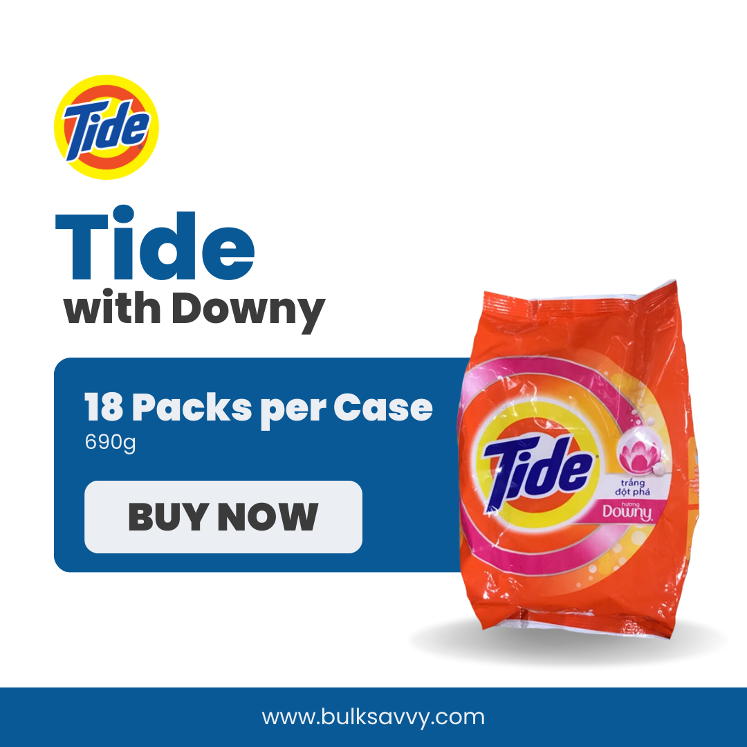 Bulk Order: Tide w/ Downy, 690g - (18 Packs per Case)