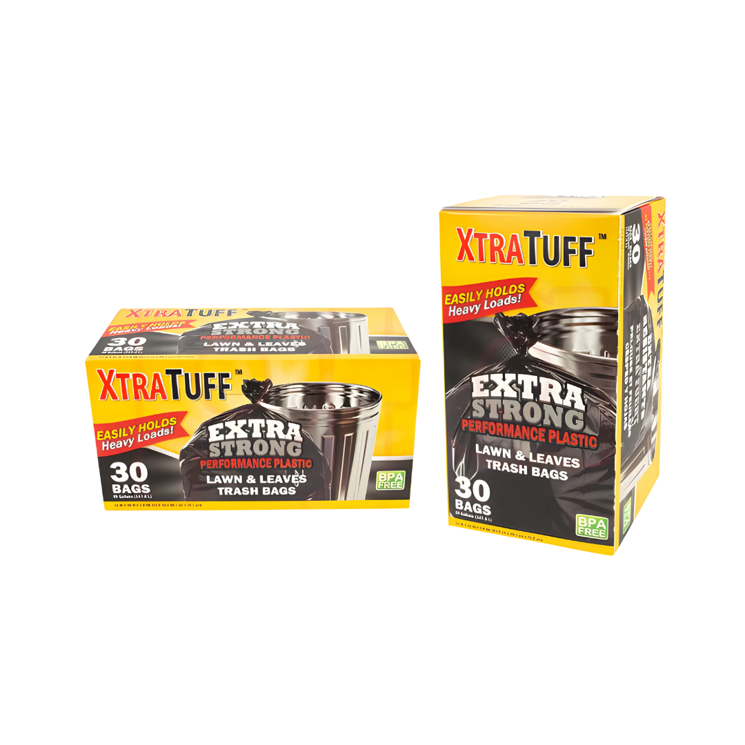 Bulk Order: 360 COUNT, XtraTuff™ Trash Bag 39 Gallon - (12 Boxes of 30 bags per case)