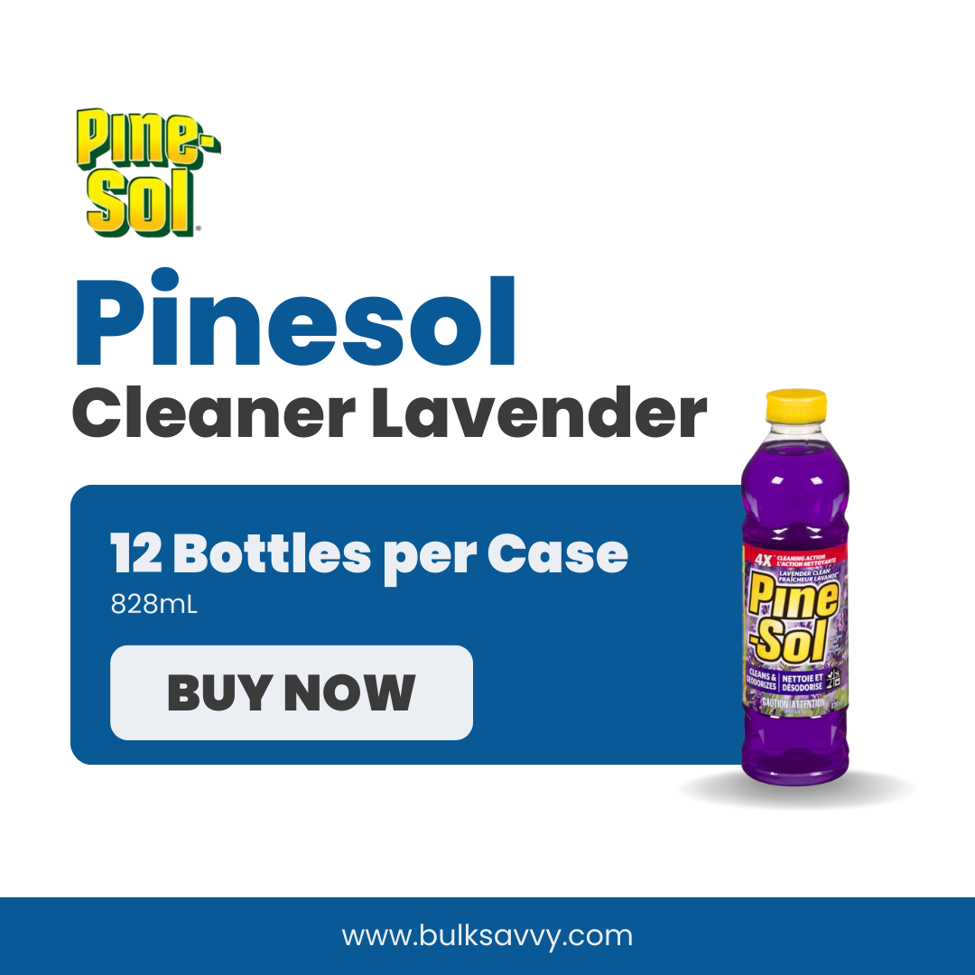 Bulk Order: Pinesol Cleaner Lavender, 828mL - (12 Bottles per Case)