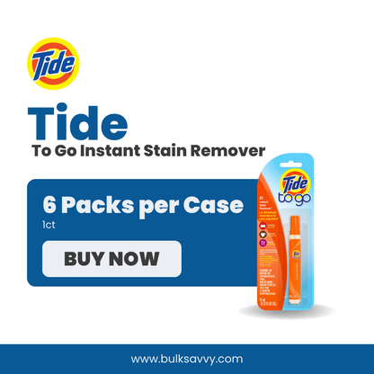 Bulk Order: Tide To Go Instant Stain Remover - (6 Pieces per Case)