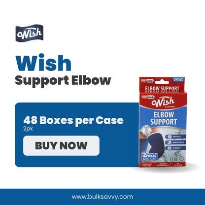 Bulk Order: Wish Support Elbow, 2PK - (48 Boxes per Case)