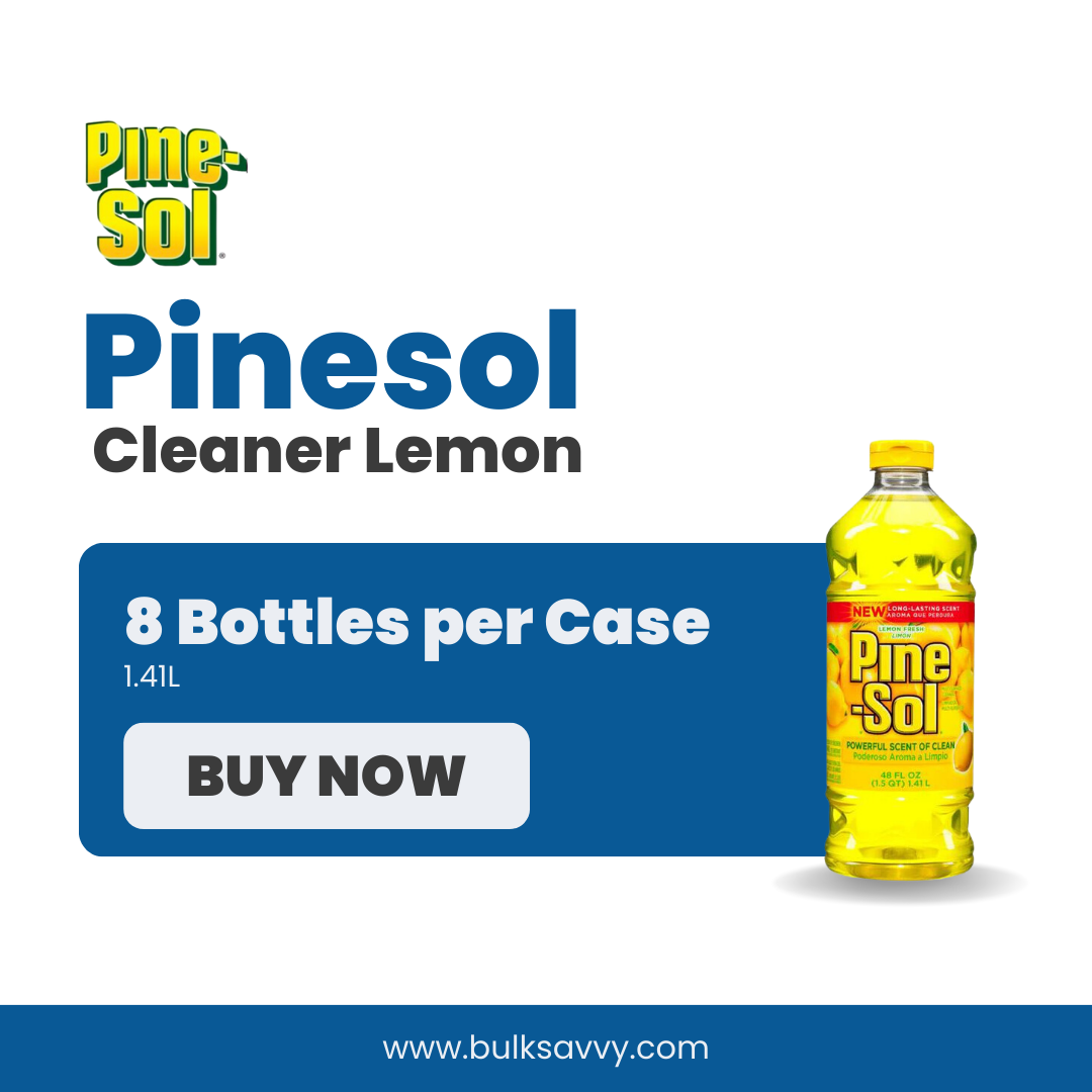 Bulk Order: Pinesol Cleaner Lemon, 1.41L - (8 Bottles per Case)