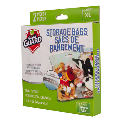 Bulk Order: 48 COUNT, Fresh Guard Storage Bag X-Large - (24 boxes of 2 bags per case)