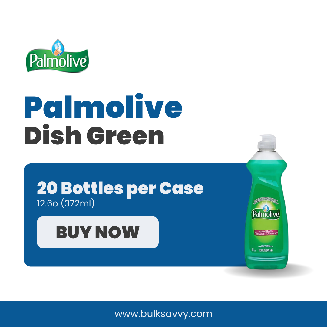 Bulk Order: Palmolive Dish Green, 12.6oz 372ml - (20 Bottles per Case)