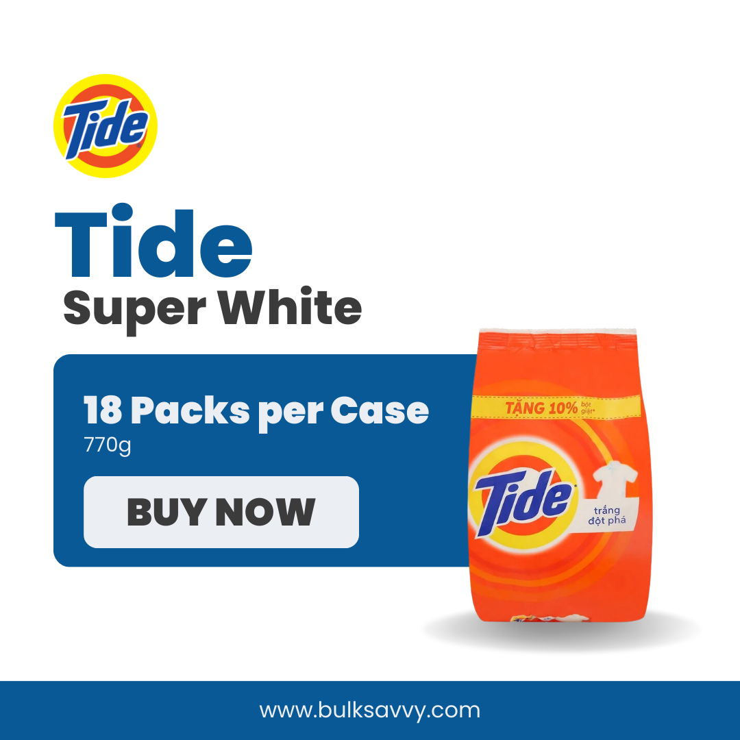 Bulk Order: Tide Super White, 770g - (18 Packs per Case)