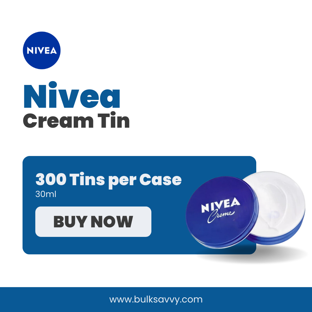 Bulk Order: Nivea Cream Tin, 30ml - (300 Packs per Case)