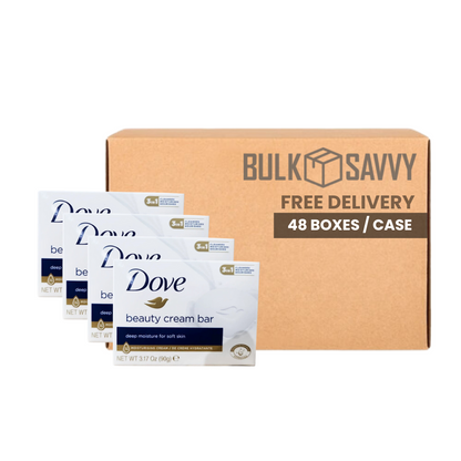 Bulk Order: Dove Soap White, 90g 3.17oz - (48 Boxes per Case)