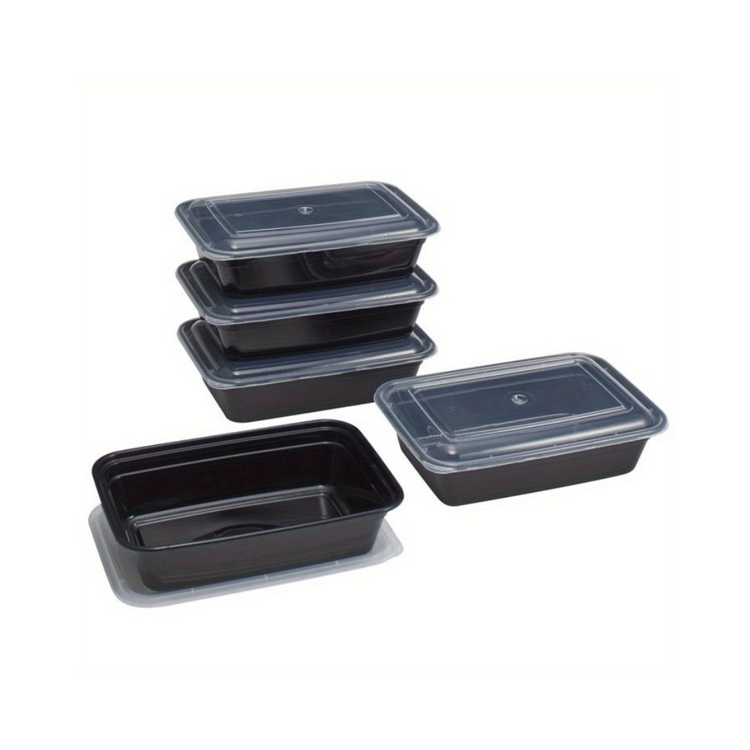 Bulk Order: 240 COUNT, Fresh Guard Food Containers, 30.4oz - (12 packs of 10 containers per case)