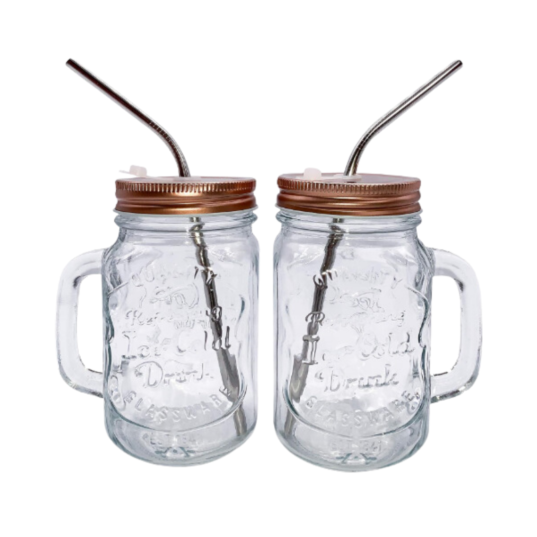 Bulk Order: Splash Mason Jar, 22oz - (24 Jars per case)