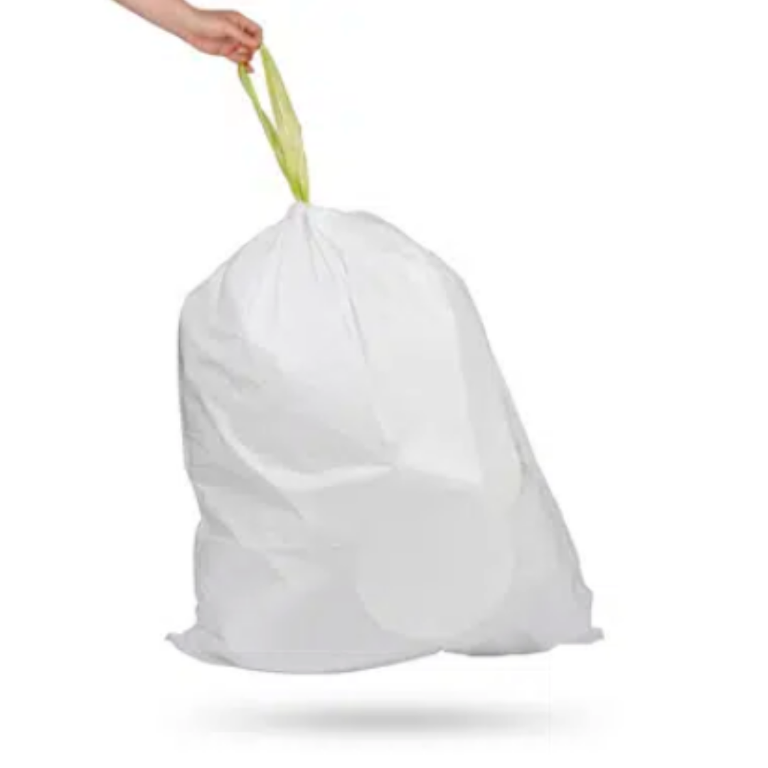 Bulk Order: 1980 COUNT, XtraTuff™ Trash Bag Drawstring Lemon Scent 8 Gallon - (12 Rolls of 90 bags per case)