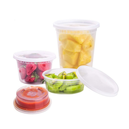 Bulk Order: 360 COUNT, Fresh Guard Food Containers Combo - (12 per packs with  30 pieces of container per case)