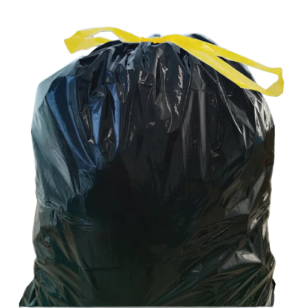 Bulk Order: 384 COUNT, XtraTuff Trash Bag Drawstring 30Gallon - (12 Rolls of 32 bags per case)