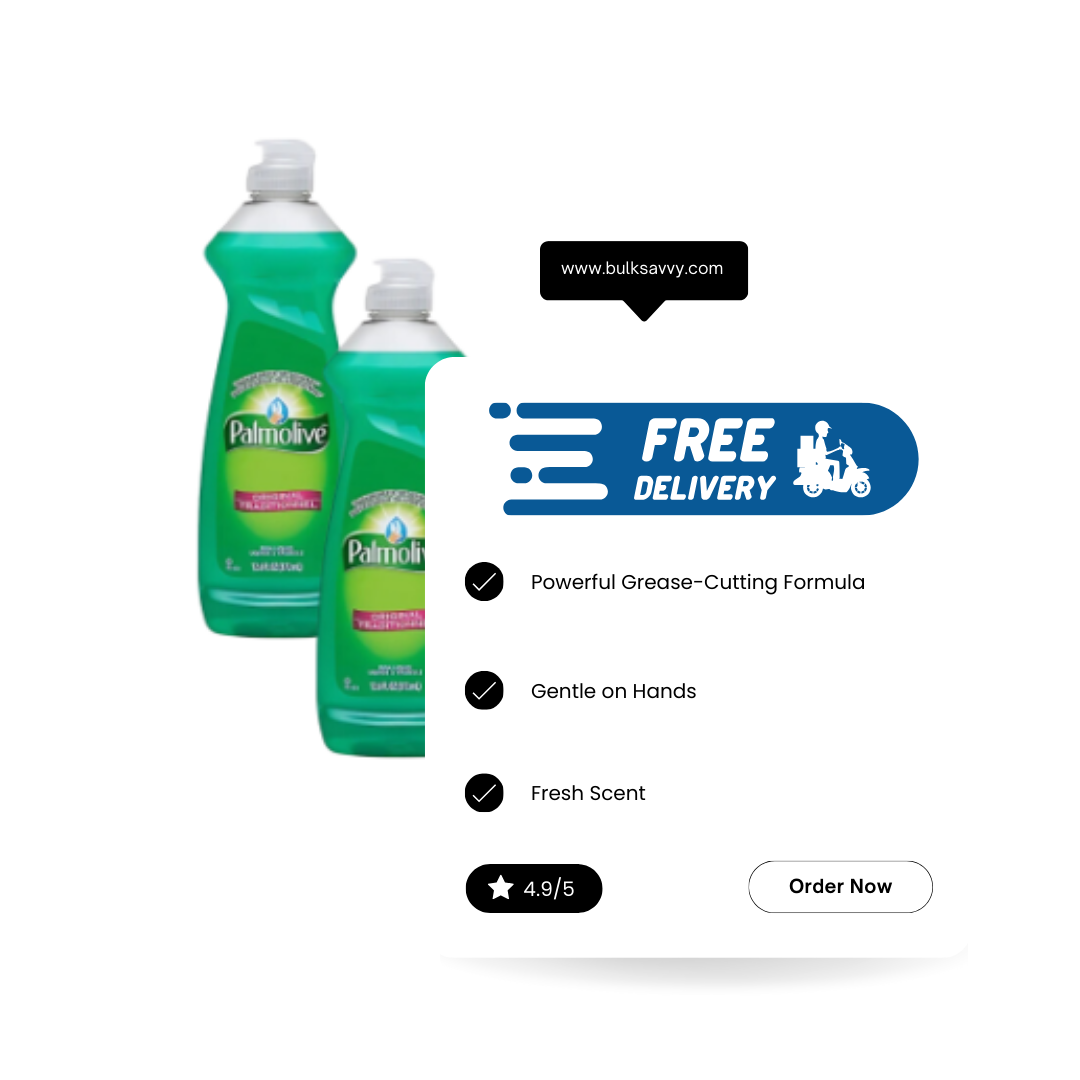 Bulk Order: Palmolive Dish Green, 12.6oz 372ml - (20 Bottles per Case)