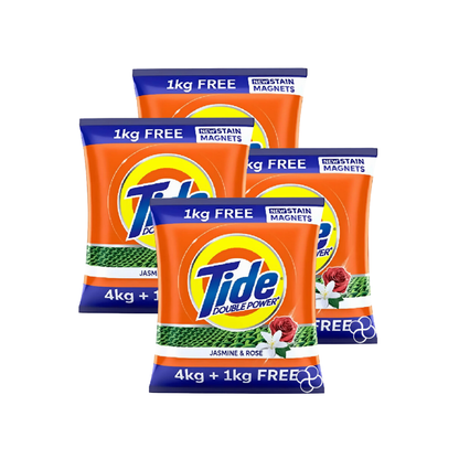 Bulk Order: Tide Powder Jasmine Rose, 5KG - (4 Packs per Case)