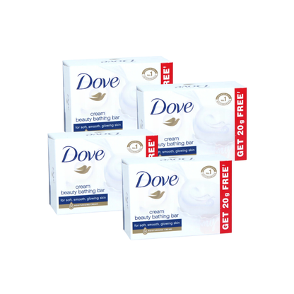 Bulk Order: Dove Soap Bar Original White, 120g 4.23oz - (60 Boxes per Case)