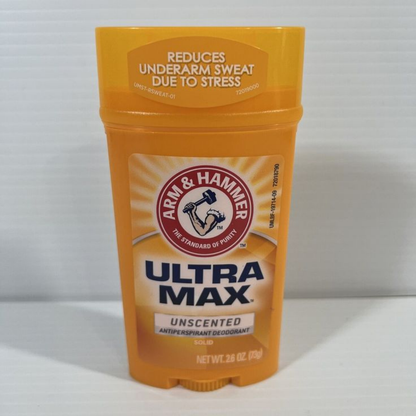 Bulk Order: Arm & Hammer Ultra Max Unscented Widestick, 2.6oz - (12 Packs per Case)