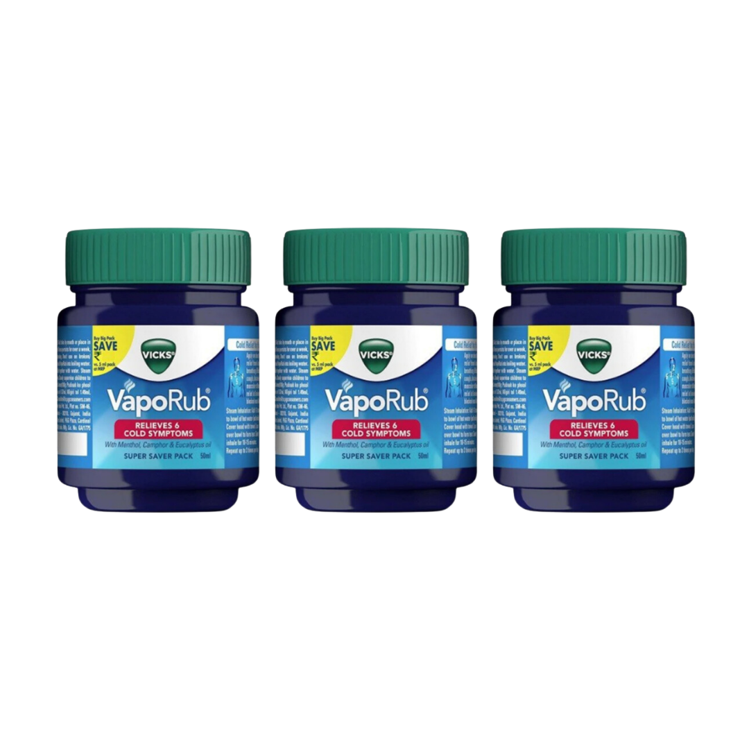 Bulk Order: Vicks VapoRub, 50ML - (180 Packs per Case)