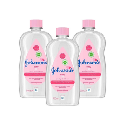 Bulk Order: Johnson’s Baby Oil Regular, 500ML - (12 Bottles per Case)