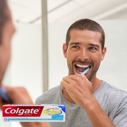 Bulk Order: Colgate Toothpaste Total Clean Mint, 150g 5.29oz - (72 Boxes per Case)