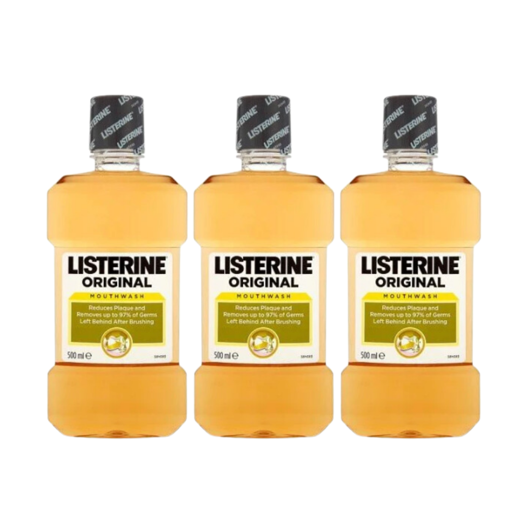 Bulk Order: Listerine Original, 500ml - (24 Bottles per Case)