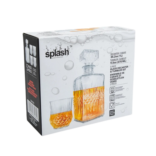 Bulk Order: Splash Decanter & Tumbler Set - (4 sets per case)