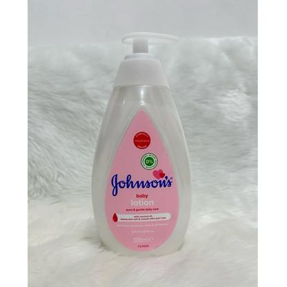 Bulk Order: Johnson’s Baby Lotion Regular w/ Pump, 500ML - (12 Bottles per Case)