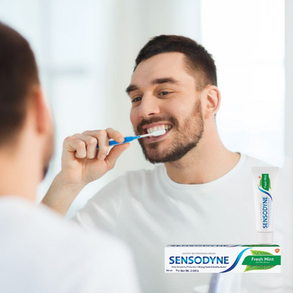 Bulk Order: Sensodyne Toothpaste Fresh Mint, 75g, 2.64oz - (72 Boxes per Case)