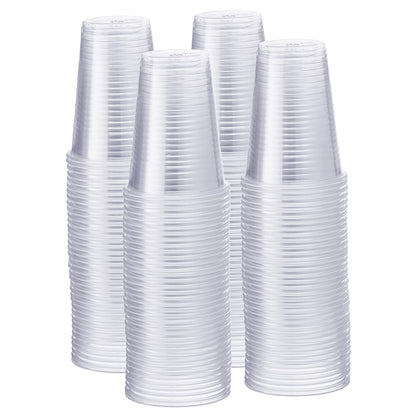 Comfy Package, Clear Disposable Plastic Cups - Cold Party Drinking Cups [500 Pack - 9 oz.]