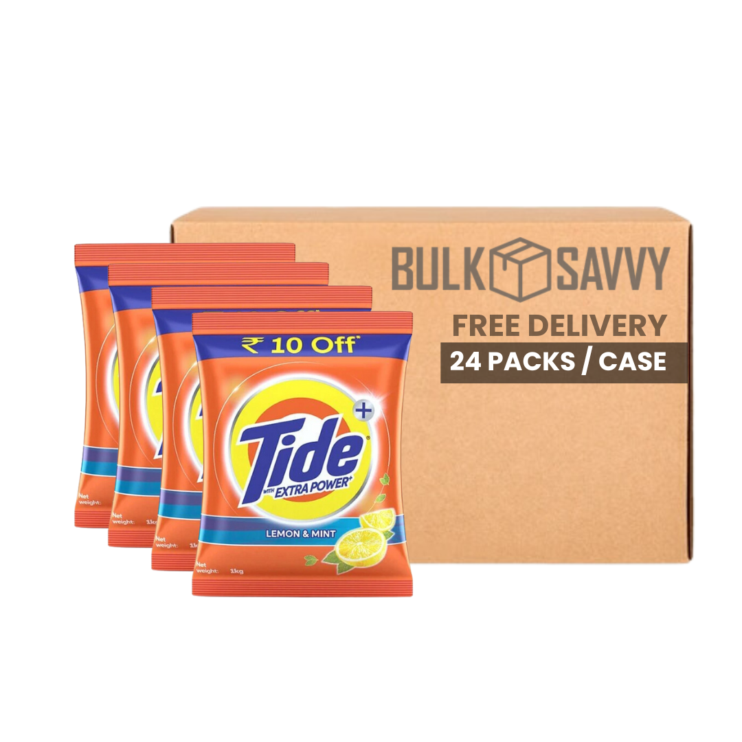 Bulk Order: Tide Powder Lemon, 1KG - (24 Packs per Case)