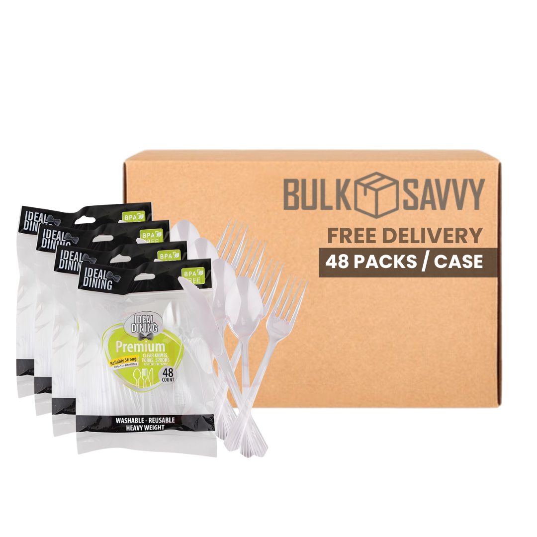 Bulk Order: 2304 COUNT, Dining PS Combo - (48 packs of 48 assorted pieces per case)