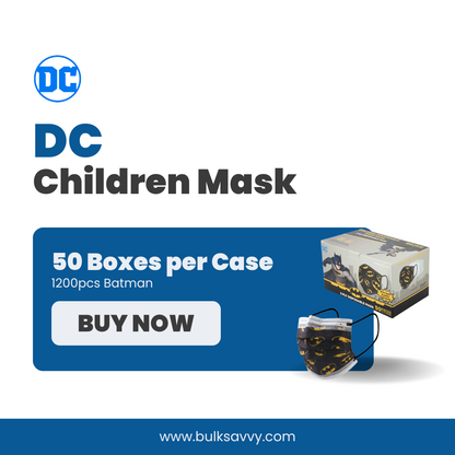 Bulk Order: DC Children Mask Batman, 50CT - (24Boxes per Case)