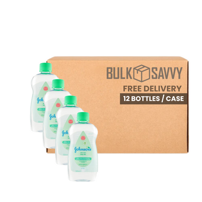 Bulk Order: Johnson’s Baby Oil Aloe Vera, 500ML - (12 Bottles per Case)